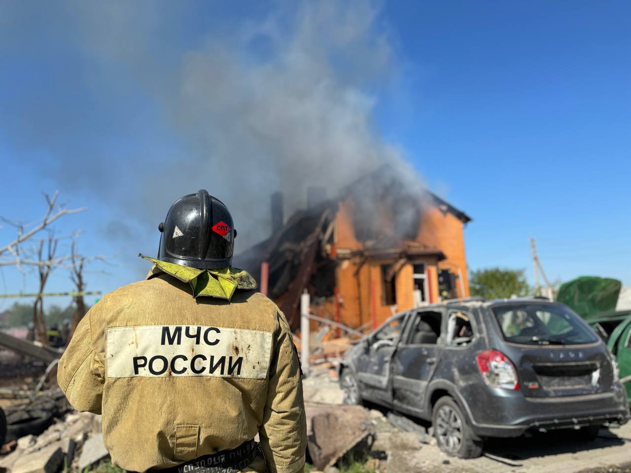 
                     Семь человек и 42 дома пострадали при взрыве на Харгоре в Белгороде 
                