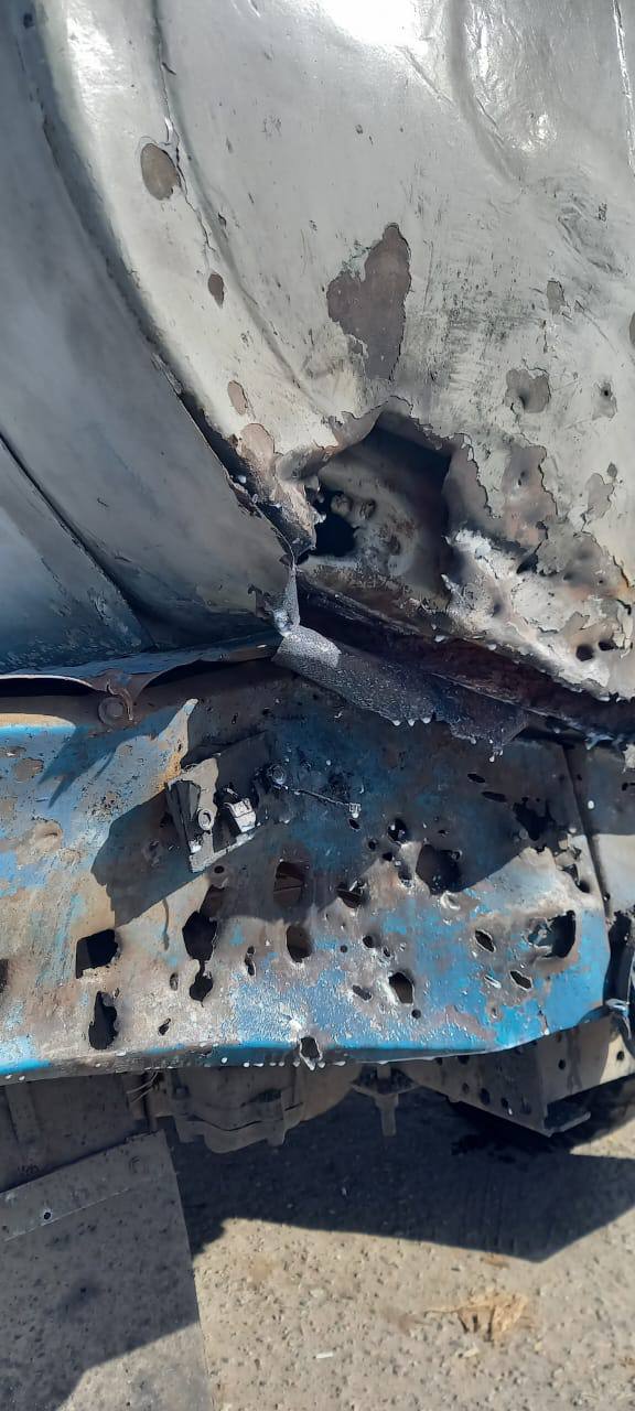 
                     Молоковоз был атакован беспилотником по дороге в Валуйском округе 
                